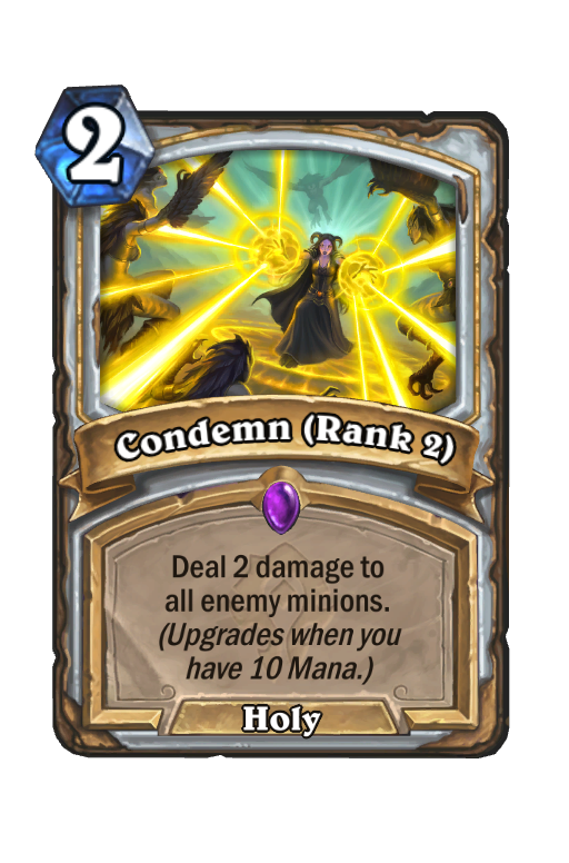 Condemn (Rank 2) Hearthstone kártya