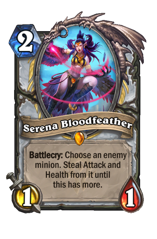 Serena Bloodfeather Hearthstone kártya