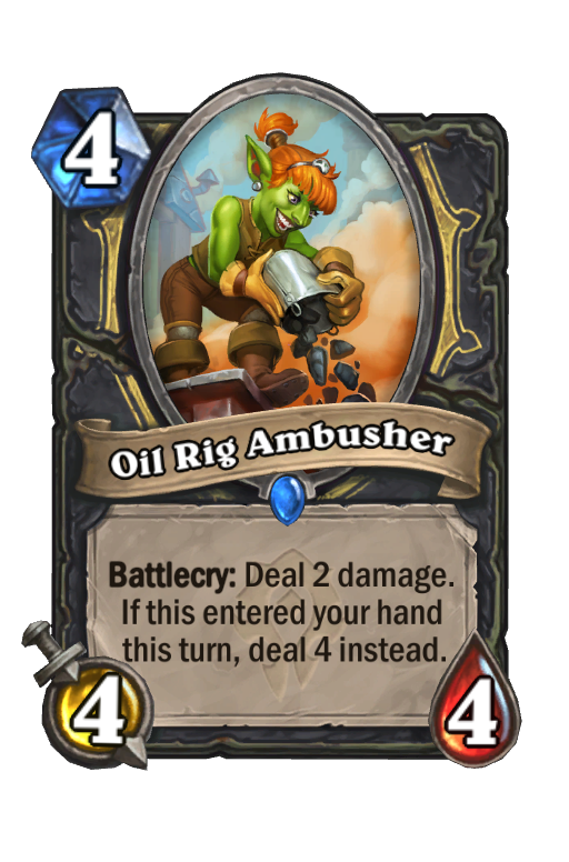 Oil Rig Ambusher Hearthstone kártya
