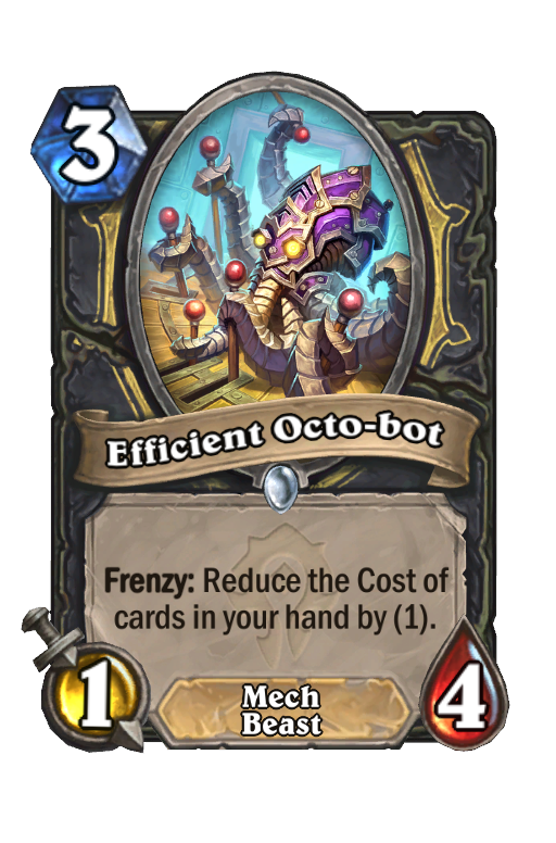Efficient Octo-bot Hearthstone kártya