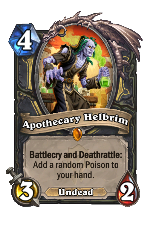 Apothecary Helbrim Hearthstone kártya