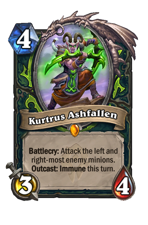 Kurtrus Ashfallen Hearthstone kártya
