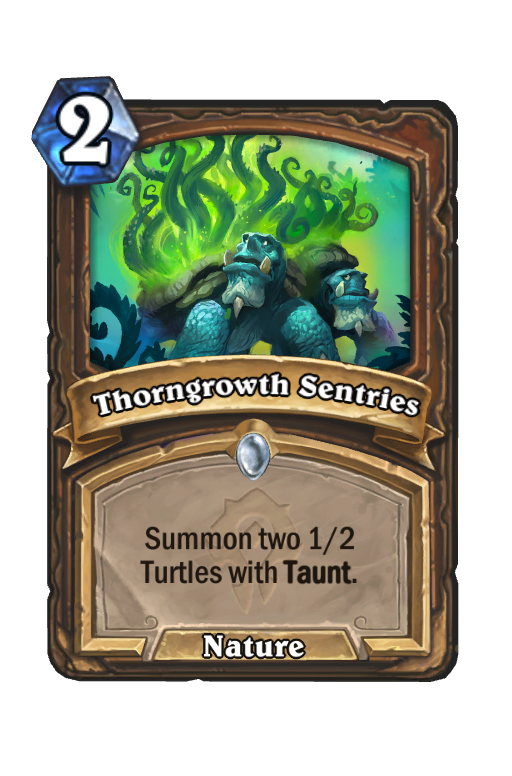 Thorngrowth Sentries Hearthstone kártya