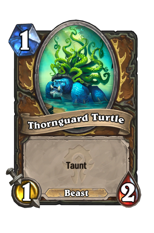 Thornguard Turtle Hearthstone kártya