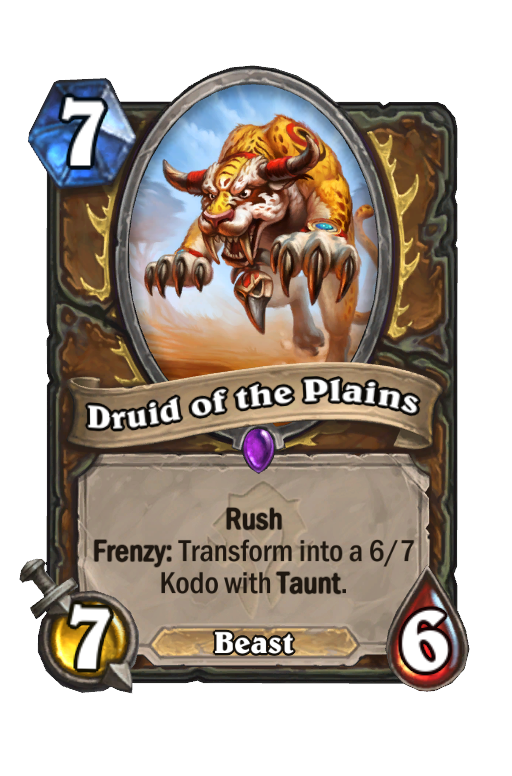 Druid of the Plains Hearthstone kártya