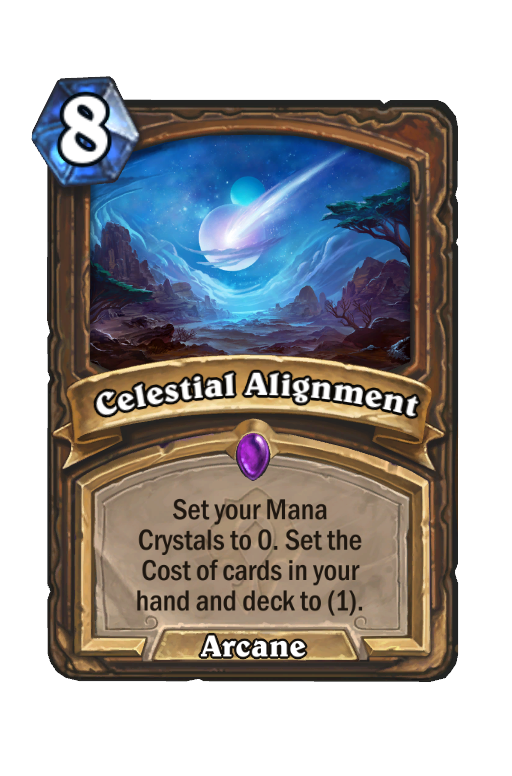 Celestial Alignment Hearthstone kártya
