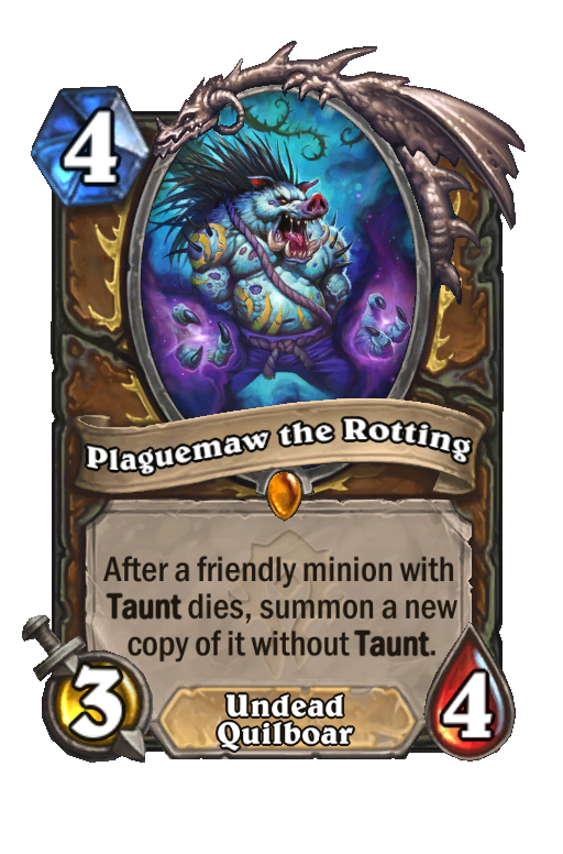 Plaguemaw the Rotting Hearthstone kártya