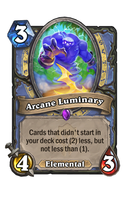 Arcane Luminary Hearthstone kártya