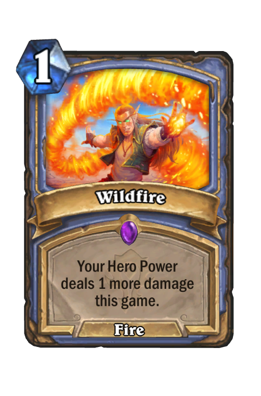 Wildfire Hearthstone kártya