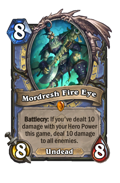 Mordresh Fire Eye Hearthstone kártya