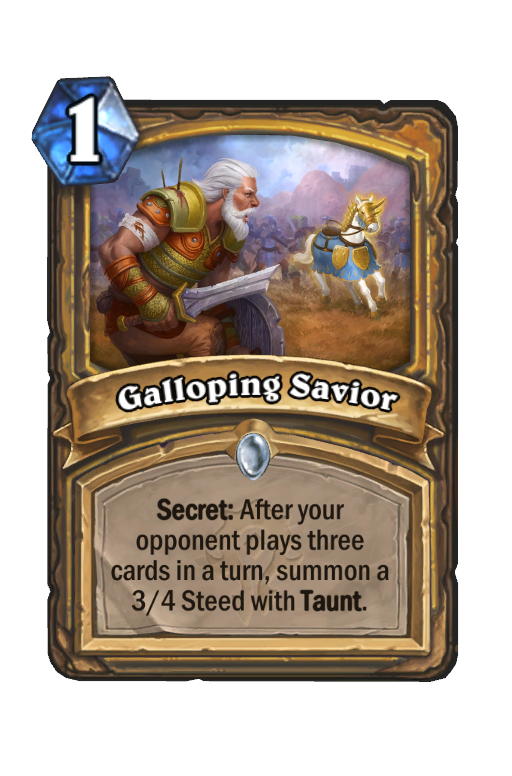 Galloping Savior Hearthstone kártya