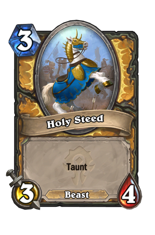 Holy Steed Hearthstone kártya