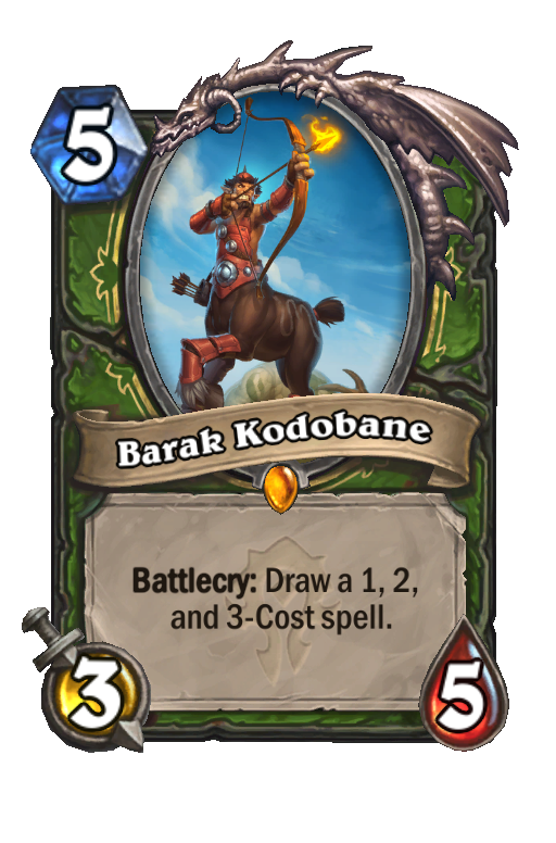 Barak Kodobane Hearthstone kártya
