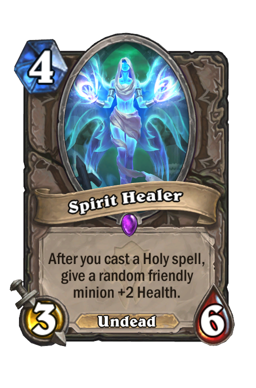 Spirit Healer Hearthstone kártya