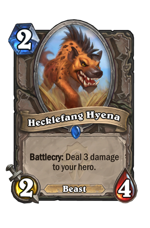 Hecklefang Hyena Hearthstone kártya