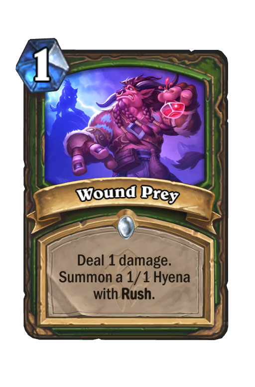 Wound Prey Hearthstone kártya