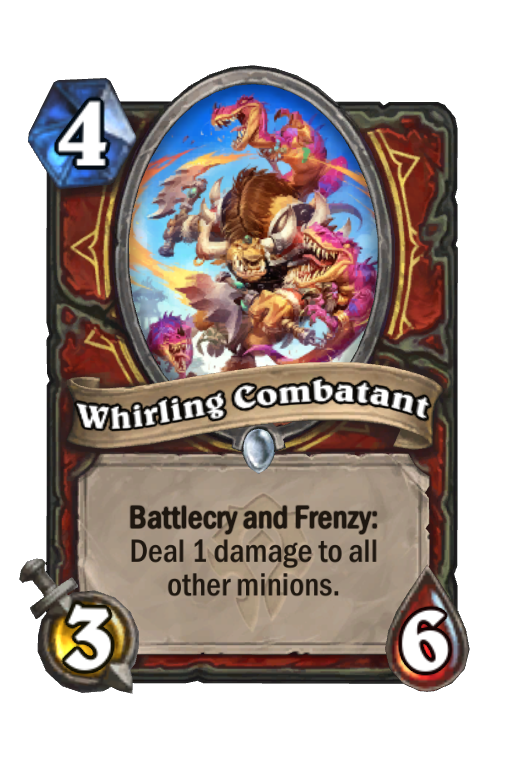 Whirling Combatant Hearthstone kártya