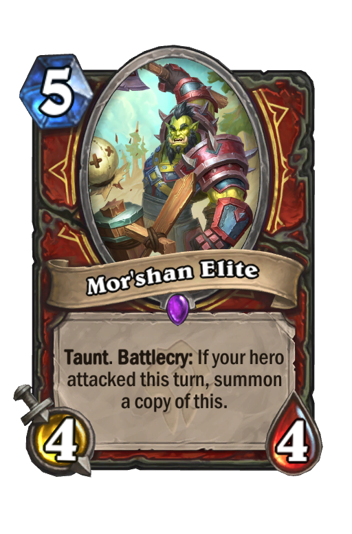Mor'shan Elite Hearthstone kártya