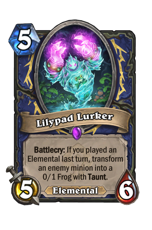 Lilypad Lurker Hearthstone kártya