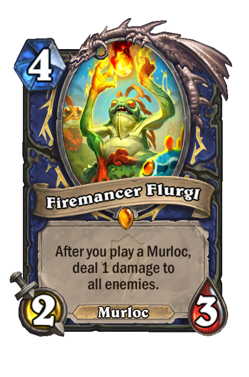 Firemancer Flurgl Hearthstone kártya