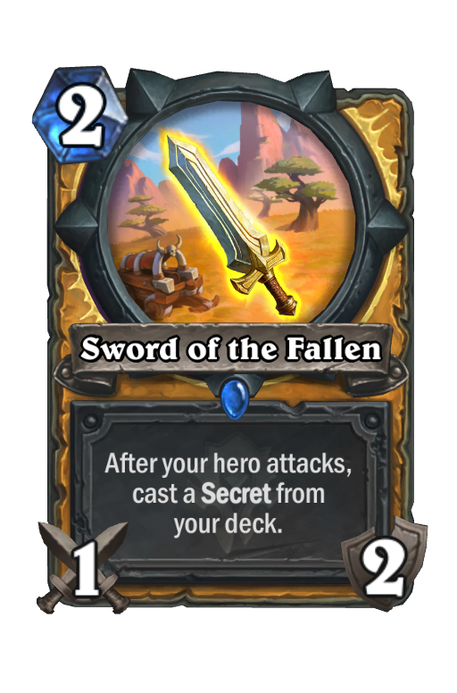 Sword of the Fallen Hearthstone kártya
