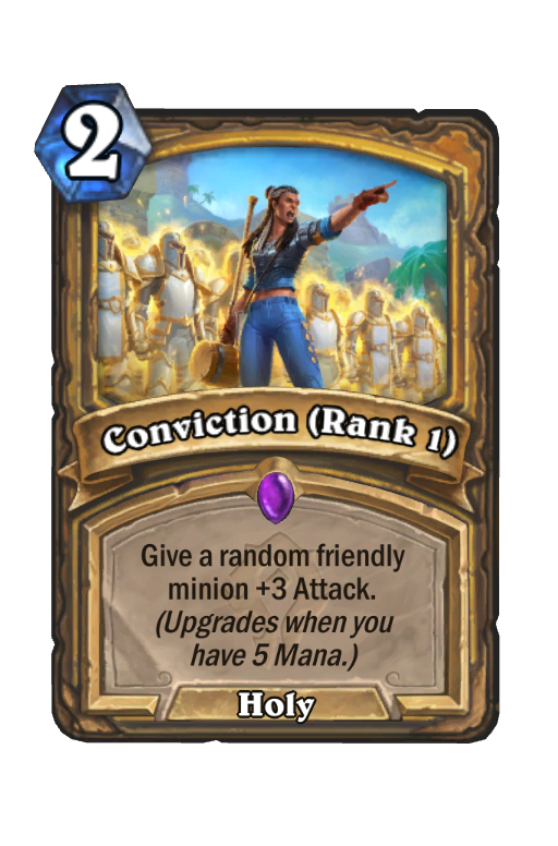 Conviction (Rank 1) Hearthstone kártya