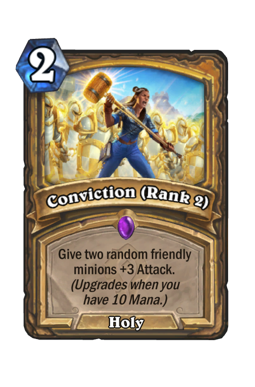 Conviction (Rank 2) Hearthstone kártya