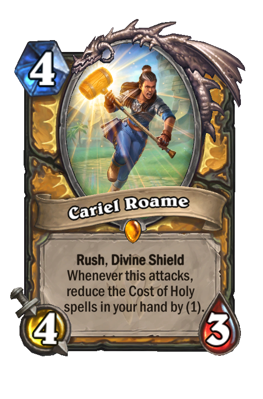 Cariel Roame Hearthstone kártya
