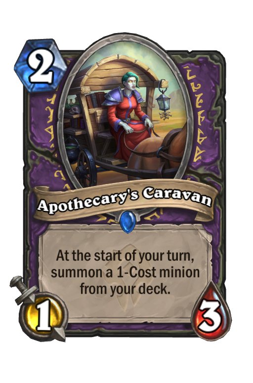 Apothecary's Caravan Hearthstone kártya