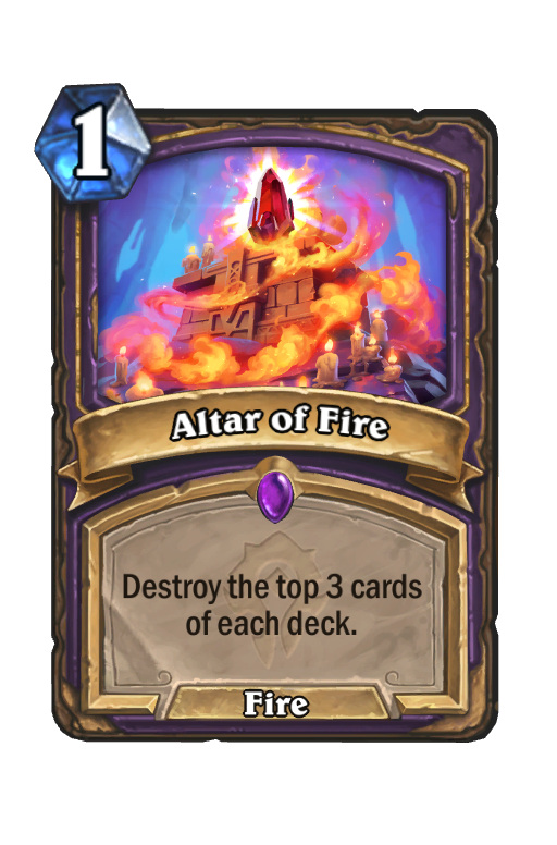 Altar of Fire Hearthstone kártya