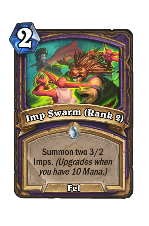 Imp Swarm (Rank 2) Hearthstone kártya