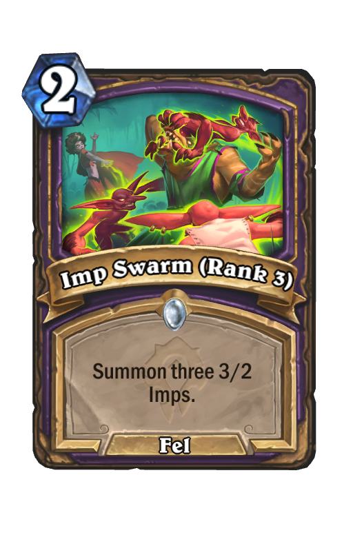 Imp Swarm (Rank 3) Hearthstone kártya