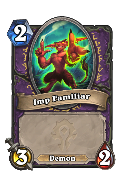 Imp Familiar Hearthstone kártya