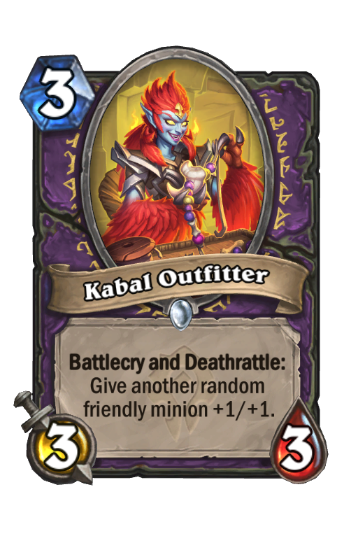 Kabal Outfitter Hearthstone kártya