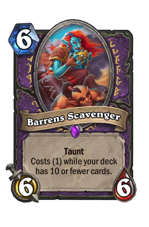 Barrens Scavenger Hearthstone kártya