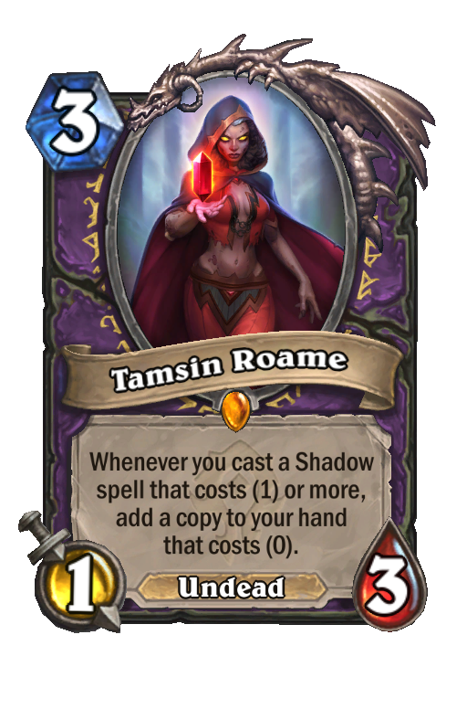 Tamsin Roame Hearthstone kártya