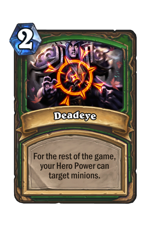Deadeye Hearthstone kártya