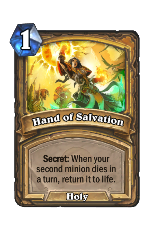 Hand of Salvation Hearthstone kártya