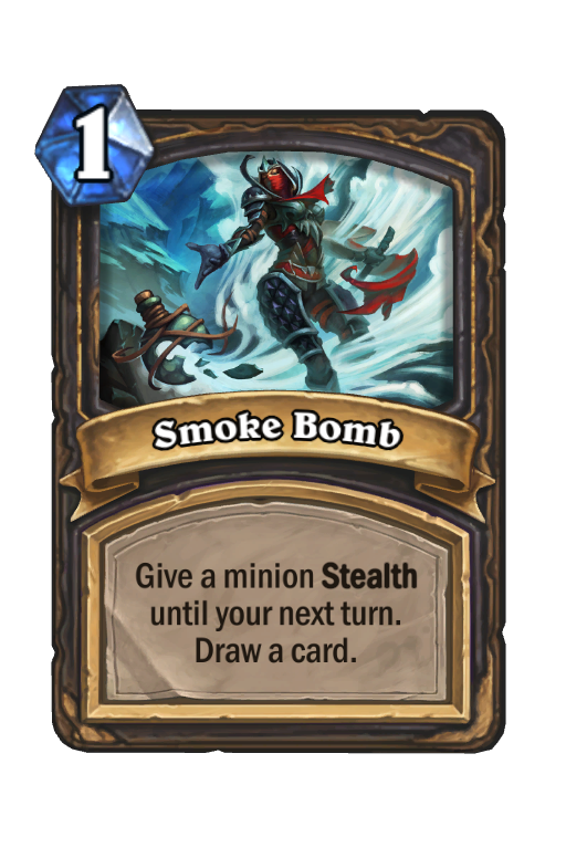 Smoke Bomb Hearthstone kártya