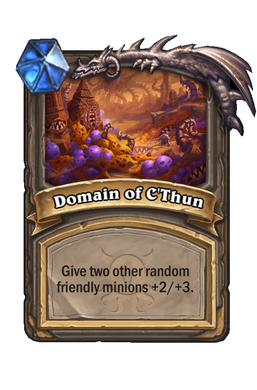 Domain of C'Thun Hearthstone kártya