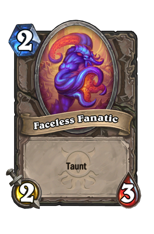Faceless Fanatic Hearthstone kártya