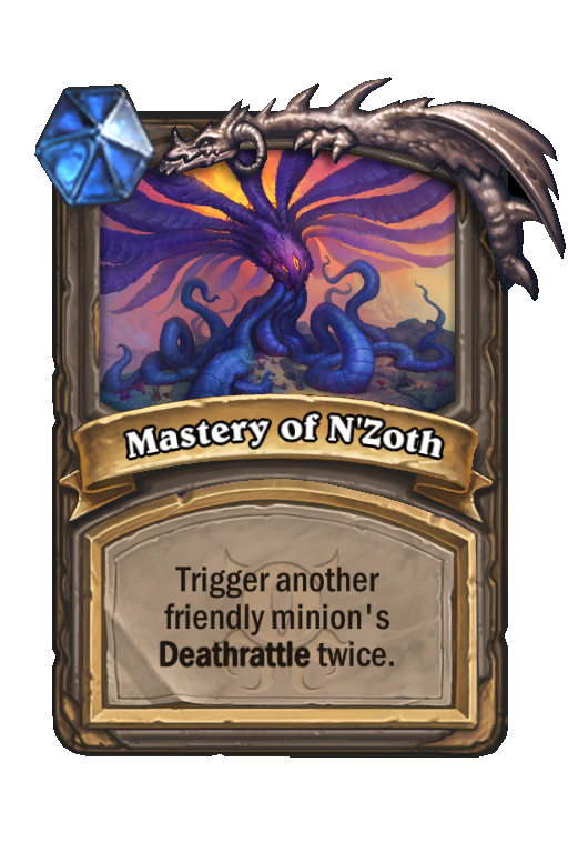 Mastery of N'Zoth Hearthstone kártya