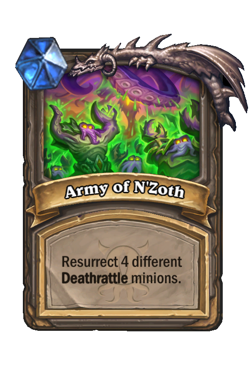 Army of N'Zoth Hearthstone kártya