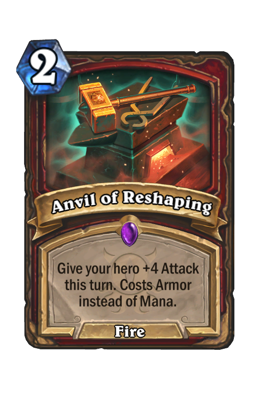 Anvil of Reshaping Hearthstone kártya