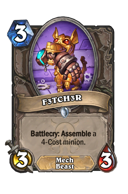 F3TCH3R Hearthstone kártya