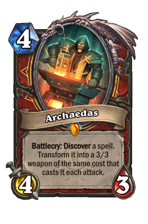 Archaedas Hearthstone kártya