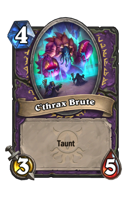 C'thrax Brute Hearthstone kártya