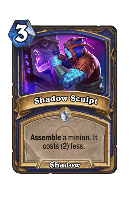 Shadow Sculpt Hearthstone kártya