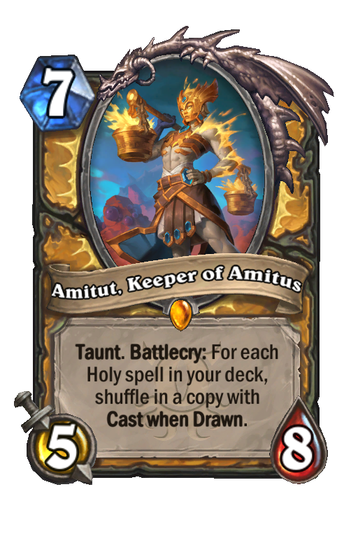 Amitut, Keeper of Amitus Hearthstone kártya