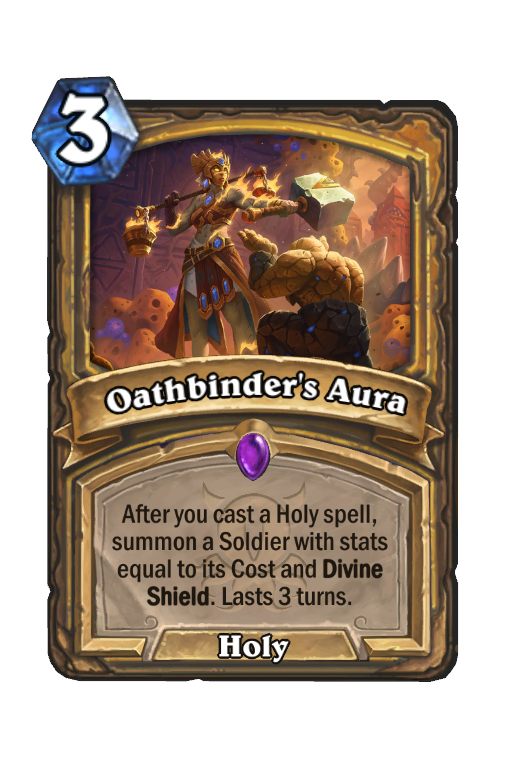 Oathbinder's Aura Hearthstone kártya